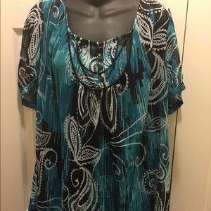 🌷SALE🌷Lane Bryant Artsy Print Top Sz 22/24